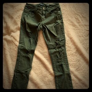 Bebe Heartbreaker Ankle Jeans